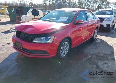 2015 Volkswagen Jetta 1.8T Se from USA, damaged, VIN 3VWD17AJ6FM296112